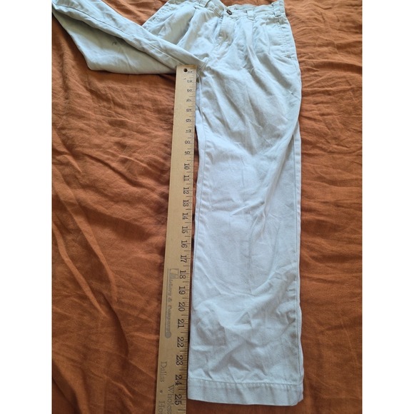 Vintage Gap Easy Fit Boys 10 Tan Khakis Chinos Pants Pleated Baggy Y2K 90's - Picture 6 of 8